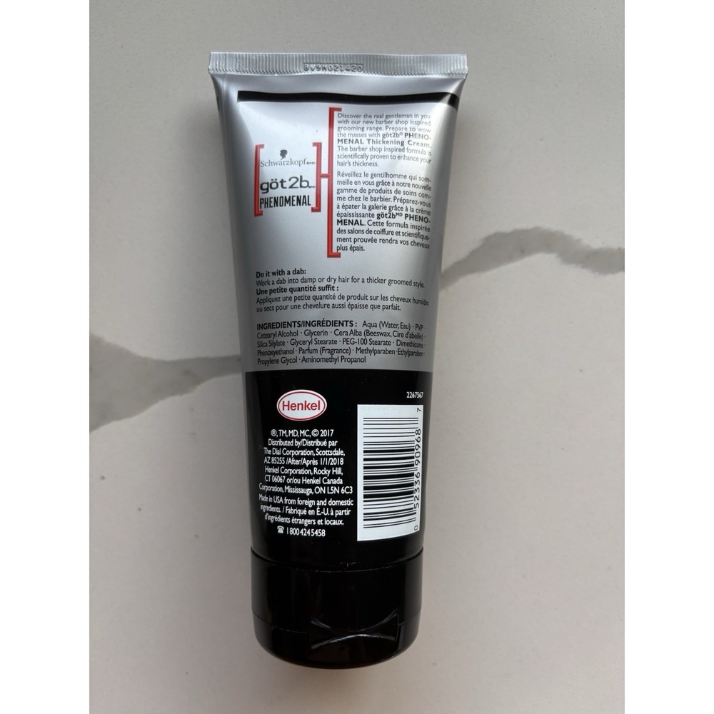 Schwarzkopf got2b Phenomenal Thickening Styling Cream 6 oz - Picture 2 of 4